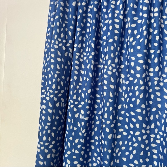 Blue Plus Size Summer Dress - Picture 7 of 7